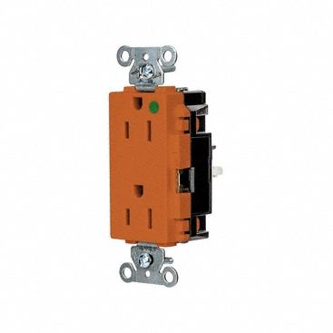 Receptacle 1/2 hp 125V AC NEMA 5-15R