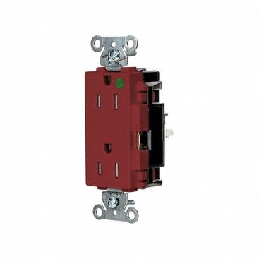 Receptacle 1/2 hp 125V AC NEMA 5-15R