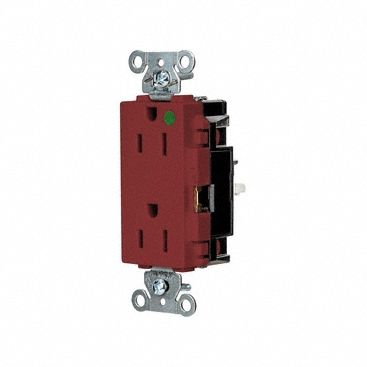 Receptacle 1/2 hp 125V AC NEMA 5-15R