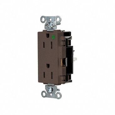 Receptacle 1/2 hp 125V AC NEMA 5-15R