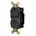 Receptacle 1/2 hp 125V AC NEMA 5-15R