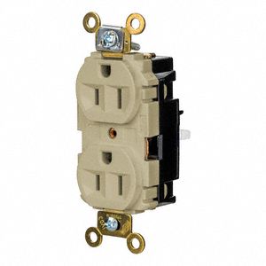 Receptacle 1/2 hp 125V AC NEMA 5-15R