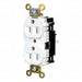 Receptacle 1/2 hp 125V AC NEMA 5-15R