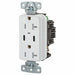 USB Receptacle White 1 hp