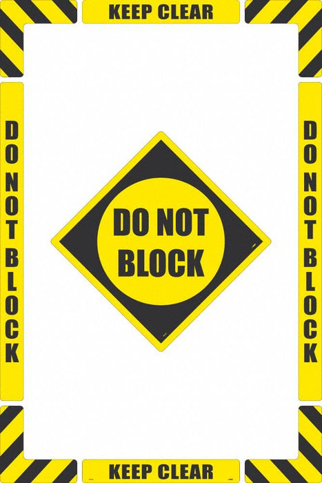 Floor Sign Floor Marking Keep Clear