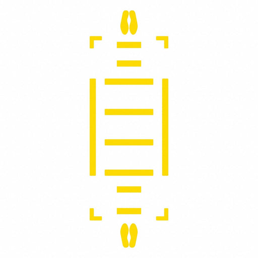 Floor Marking Tape 3 in W Yellow