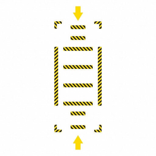 Floor Marking Tape 3 in W Yellow