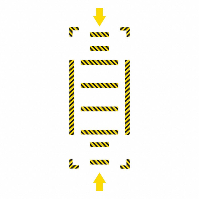 Floor Marking Tape 3 in W Yellow