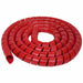 Spiral Wrap 50 ft L 6mm W Color Red