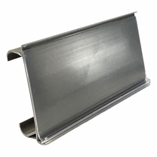 Label Holder Clear/Grey Plastic