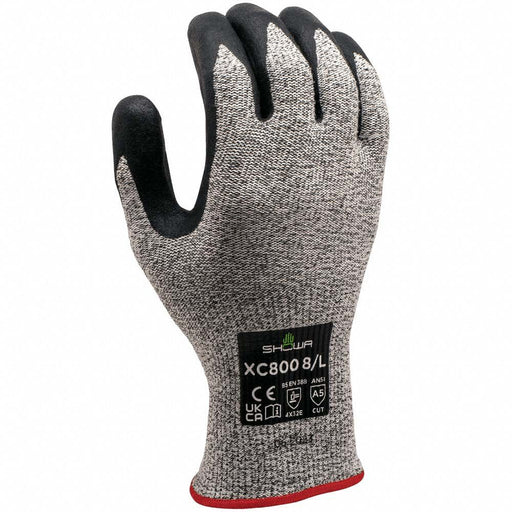 Knit Gloves Gray 6.7 in M PR