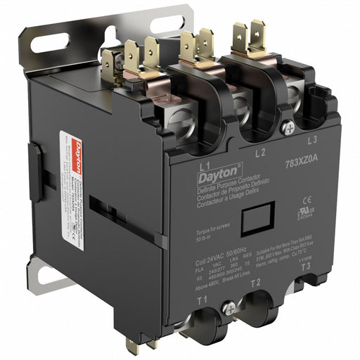 DefPurposeMagContactor 24VAC 3P 63A