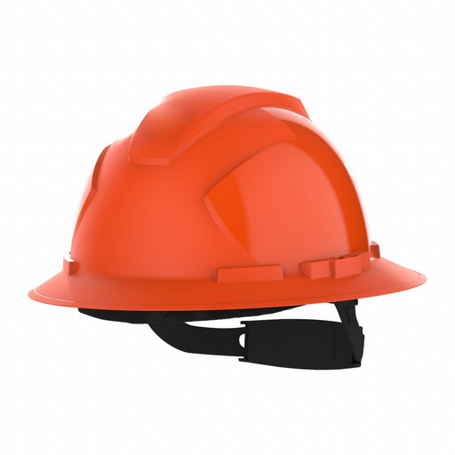 Hard Hat Full Brim Ratchet Hi Vis Orange