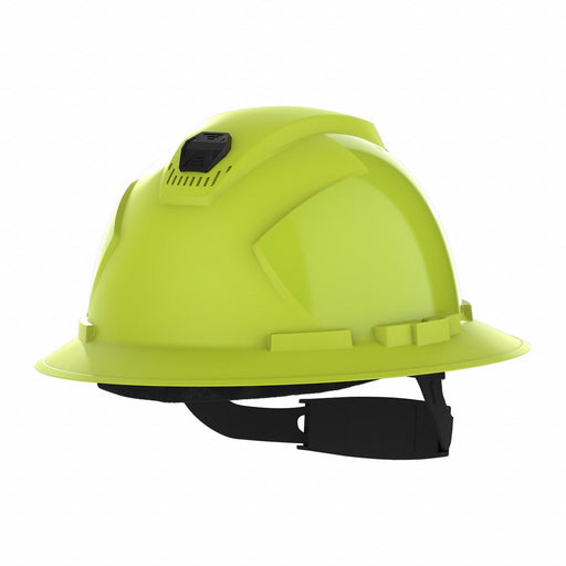 Hard Hat Full Brim Ratchet Hi Vis Yellow