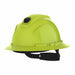 Hard Hat Full Brim Ratchet Hi Vis Yellow