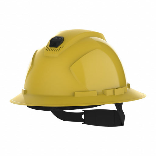 Hard Hat Full Brim Ratchet Yellow
