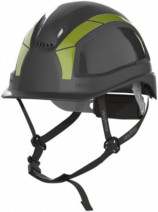 Safety Helmet HDPE Black 6-3/8 to 8 Size
