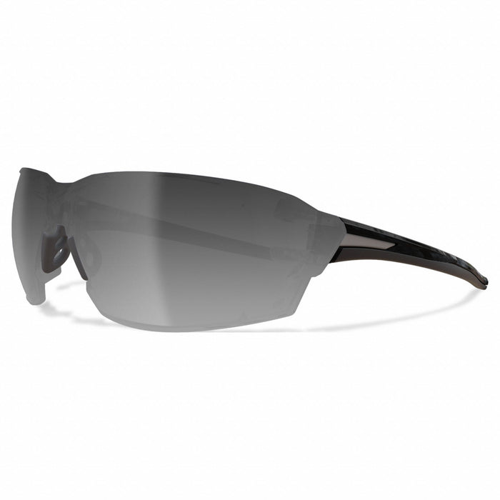 Safety Glasses Silver Mirrored Black