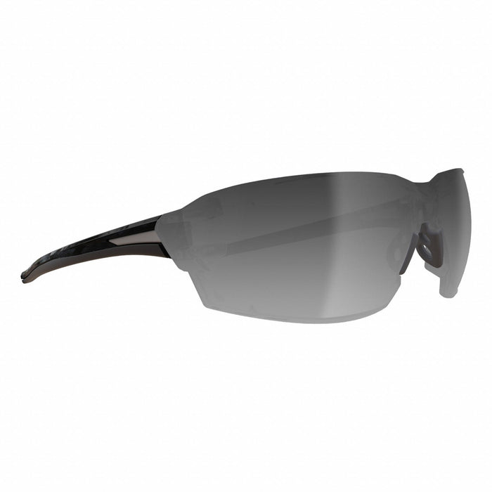 Safety Glasses Silver Mirrored Black