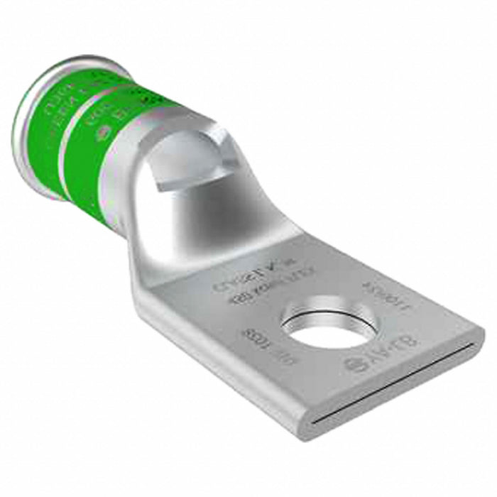 OneHoleLugCmprsnConn STD Green 1028/22
