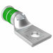 OneHoleLugCmprsnConn STD Green 1028/22