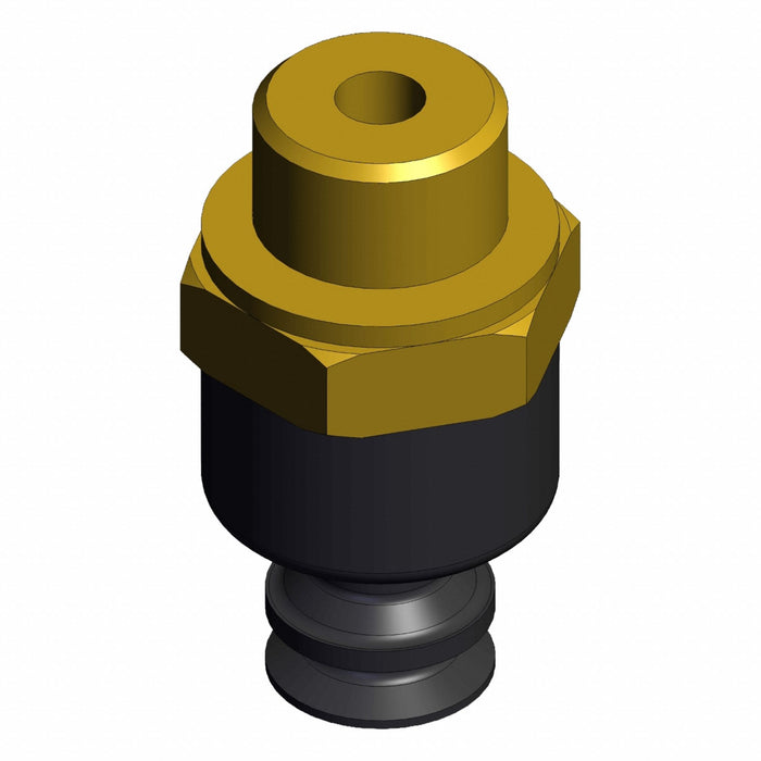 Vertical Vacuum Inlet Black Bellows Pad
