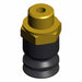 Vertical Vacuum Inlet Black Flat Pad