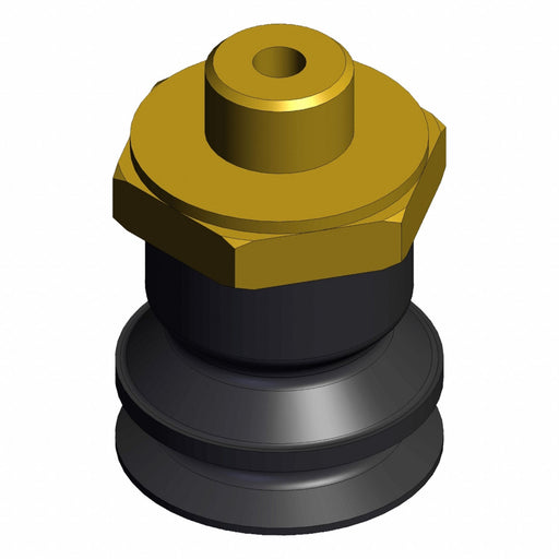 Vertical Vacuum Inlet Black Bellows Pad