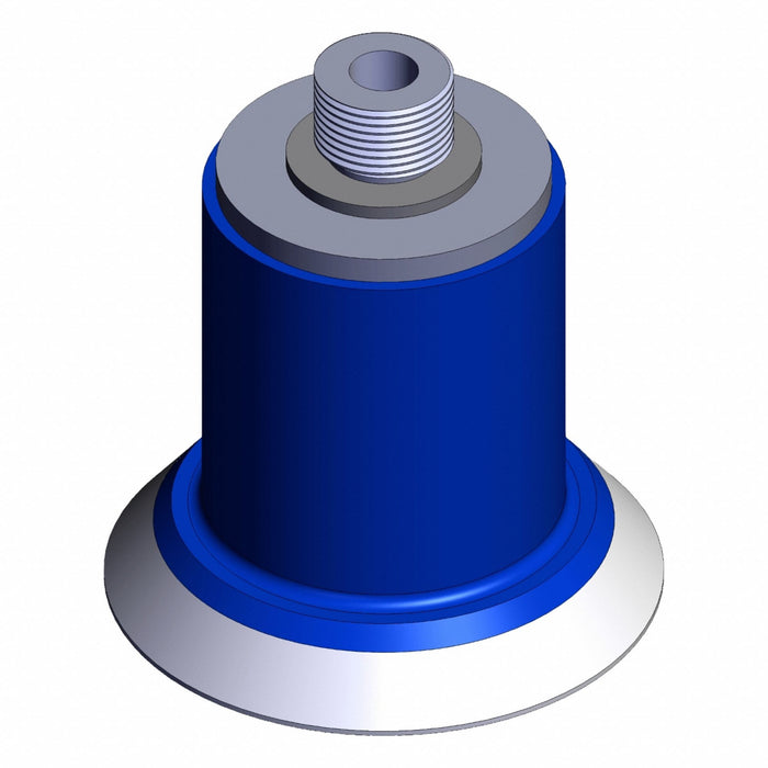 Vertical Vacuum Inlet Blue Flat Pad