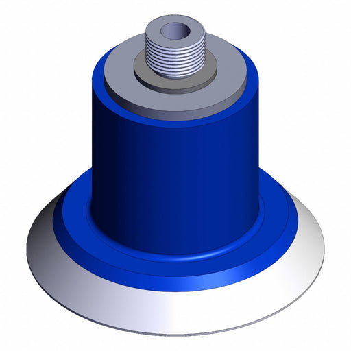Vertical Vacuum Inlet Blue Flat Pad