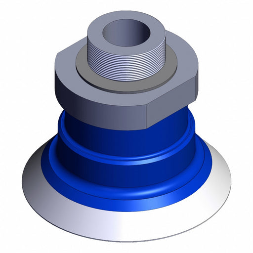 Vertical Vacuum Inlet Blue Flat Pad