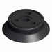 Vacuum Pad Black Flat with Ribs Pad