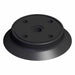 Vacuum Pad Black Flat with Ribs Pad