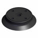 Vacuum Pad Black Flat with Ribs Pad