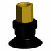 Vacuum Pad Black Flat Pad