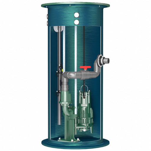 GrinderPumpSystem 20ft 2hp 230VAC