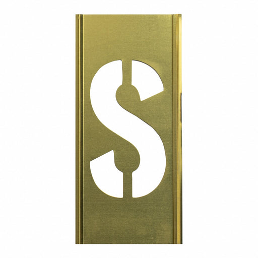 Individual Stencil Letter Brass