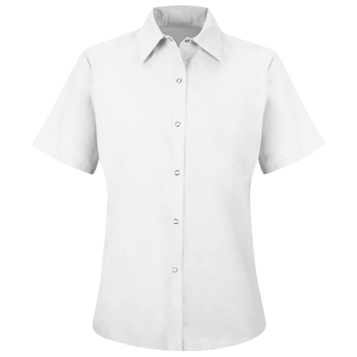 Women's Short Sleeve Specialized Pocketless Work Shirt