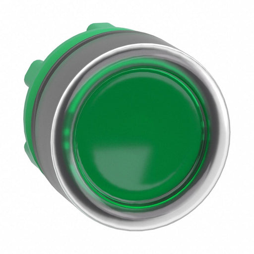 Flush Push Button Green No Lamp 22mm