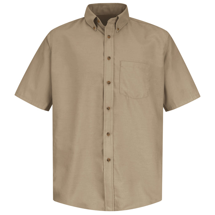 Men's Short Sleeve Poplin Dress Shirt