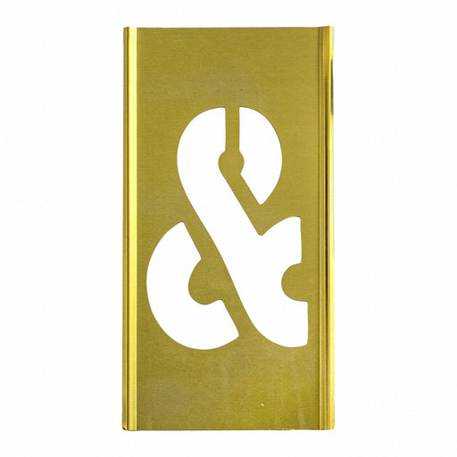 Individual Stencil Symbol Brass