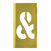 Individual Stencil Symbol Brass
