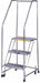 Rolling Ladder Aluminum 28-1/2 In.H