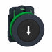 FlushPushButtonOperator NonIllum Blk 1NO