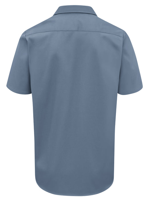 Men's Short Sleeve Wrinkle-Resistant Cotton Work Shirt