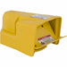 FootSwtch Yellow Aluminum SPDT Momentary