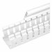 Wire Duct Wide Slot White L 6 Ft