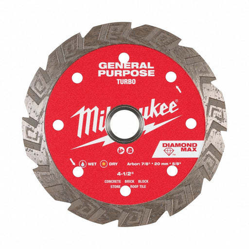 DiamondSawBlade Diam 4.5 Arbor 5/8 