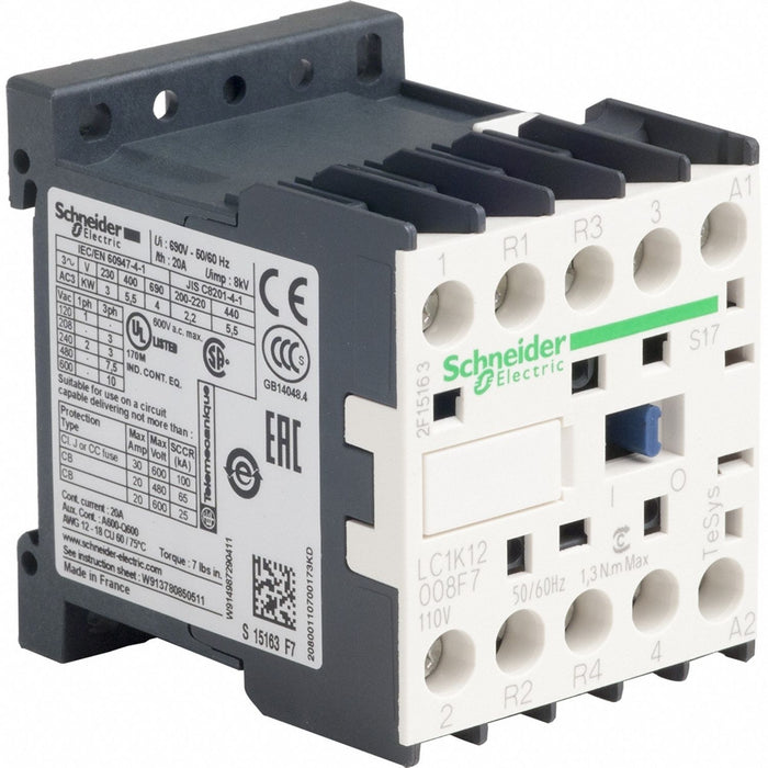 IEC Magnetic Contactor 110VAC Coil 12A