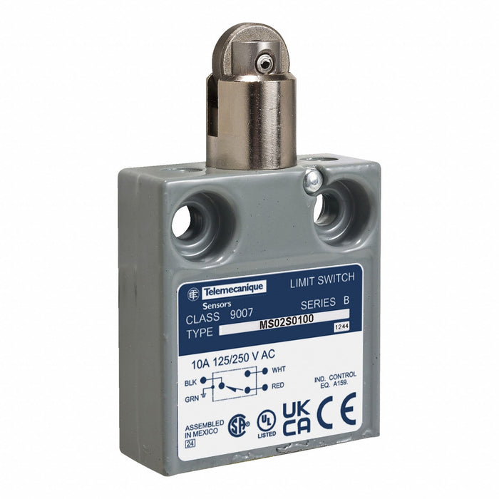 Limit Switch Roller Plunger 1NO/1NC